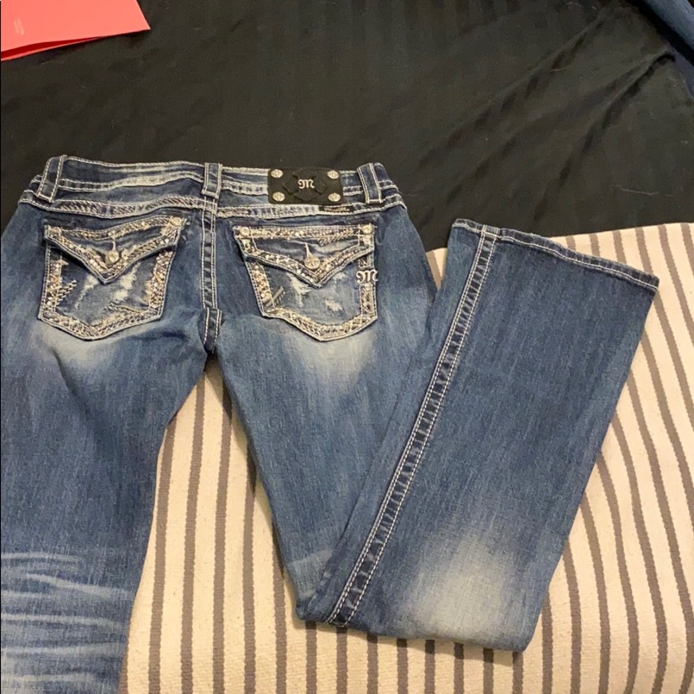 Miss Me boot cut jeans size 29